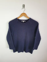 Load image into Gallery viewer, Tommy Hilfiger Womens Navy Sweatshirt - M