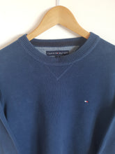 Load image into Gallery viewer, Tommy Hilfiger Blue Crew Neck Sweatshirt