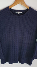 Load image into Gallery viewer, Tommy Hilfiger Womens Navy Sweatshirt - M