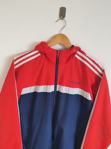Adidas Original Red/ Navy Tracksuit Jacket - M