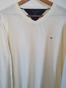 Tommy Hilfiger Cream Sweatshirt - XL