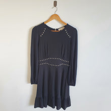 Load image into Gallery viewer, Michael Kors Black Silver Studded Dress
