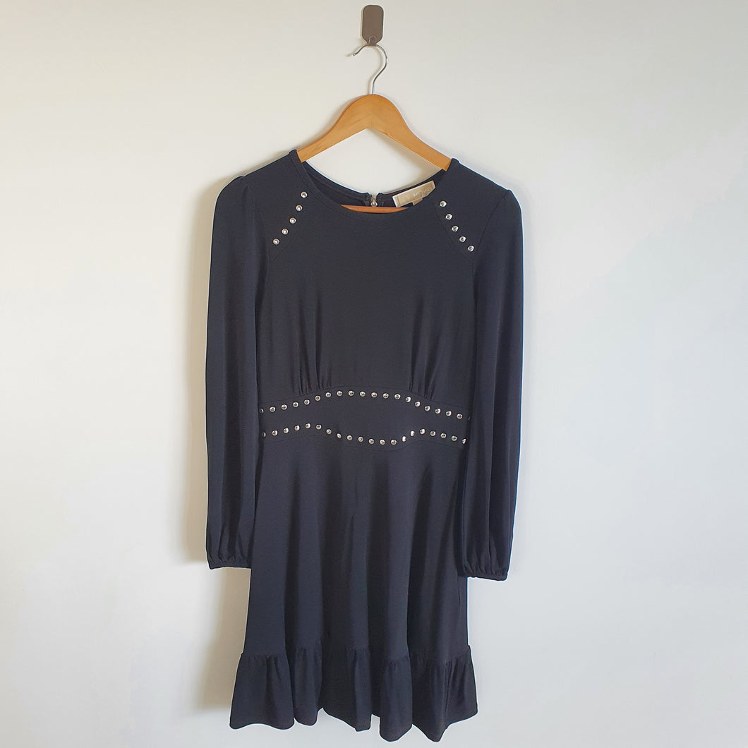 Michael Kors Black Silver Studded Dress