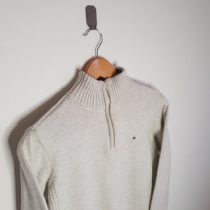Tommy Hilfiger Womens Grey 1/4 Zipper